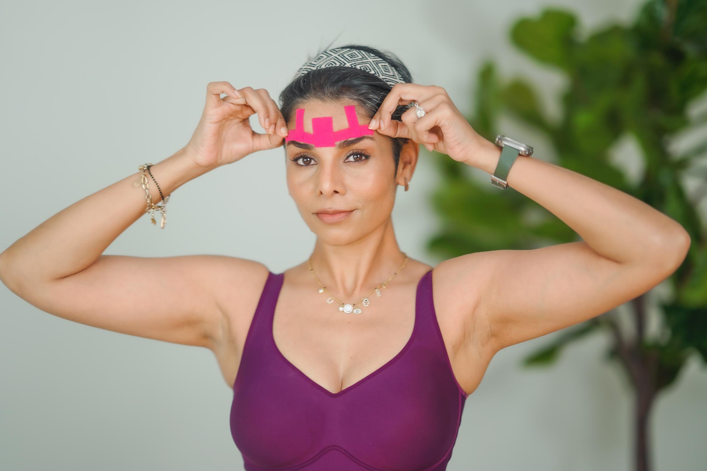4. Pre-taping skincare preparation for maximum results.