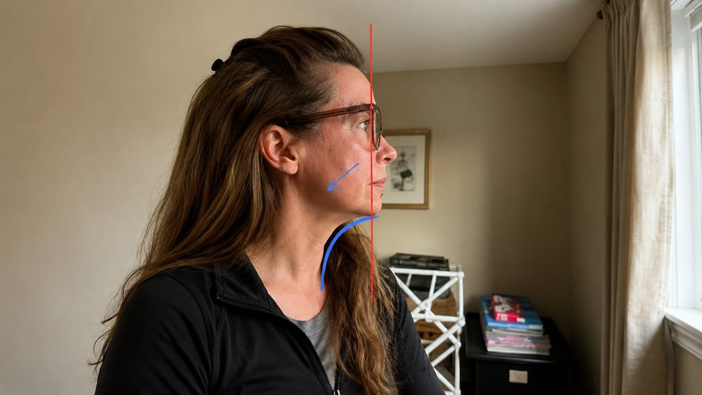 The same student's face after the 21-Day Face Yoga Mastery Program